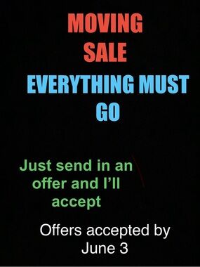 Moving Sale